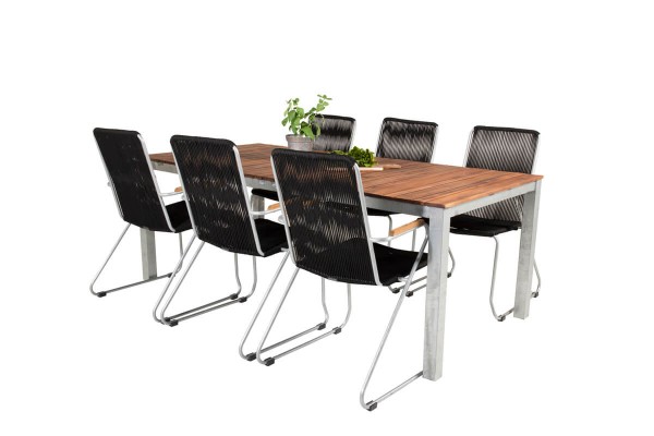 Zenia & Bois matgrupp svart/natur Venture Home