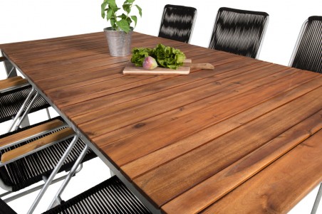 Zenia & Bois matgrupp svart/natur Venture Home