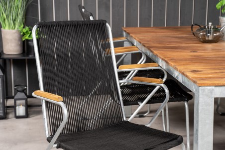 Zenia & Bois matgrupp svart/natur Venture Home