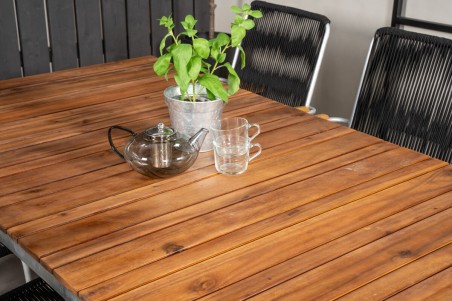 Zenia & Bois matgrupp svart/natur Venture Home