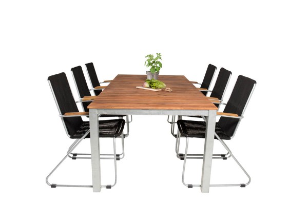 Zenia & Bois matgrupp svart/natur Venture Home