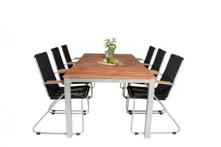 Zenia & Bois matgrupp svart/natur Venture Home