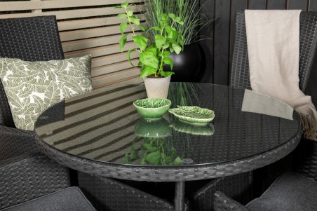 Volta & Padova matgrupp svart Venture Home