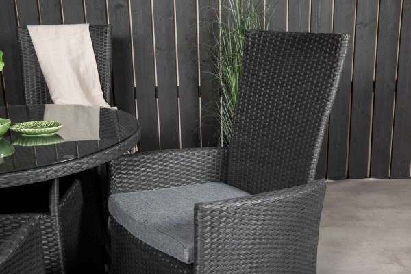 Volta & Padova matgrupp svart Venture Home