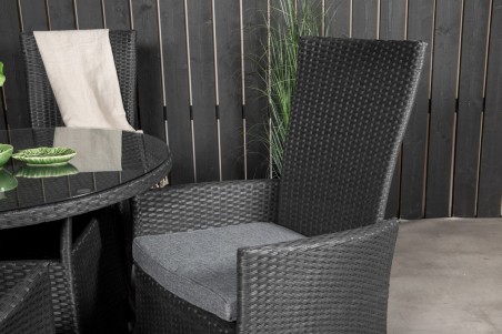 Volta & Padova matgrupp svart Venture Home