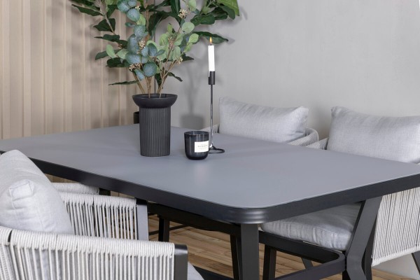 Virya matgrupp grå/svart Venture Home