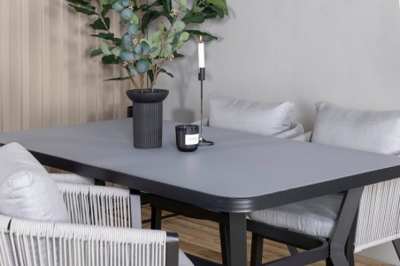 Virya matgrupp grå/svart Venture Home