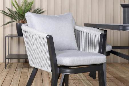 Virya matgrupp grå/svart Venture Home