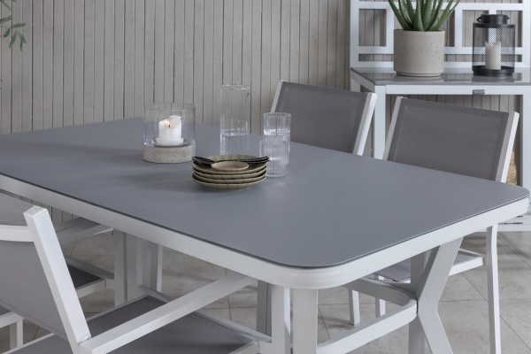 Virya & Copacabana matgrupp vit/grå Venture Home