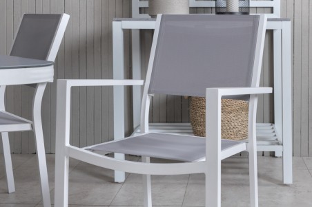 Virya & Copacabana matgrupp vit/grå Venture Home