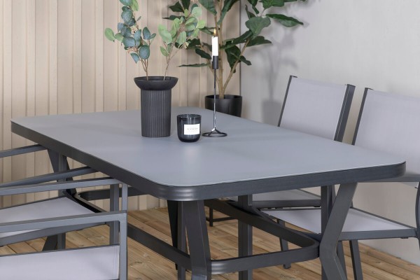 Virya & Copacabana matgrupp svart/grå Venture Home