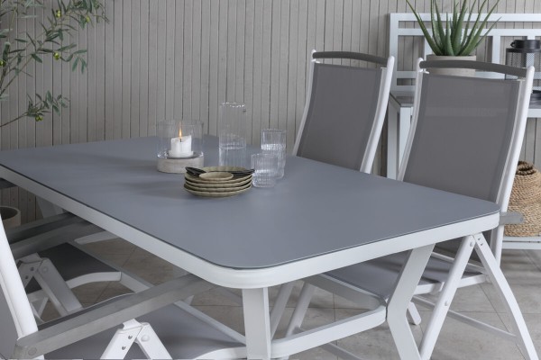 Virya & Albany matgrupp vit/grå Venture Home