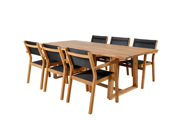 Plankton & Venice matgrupp natur/svart Venture Home