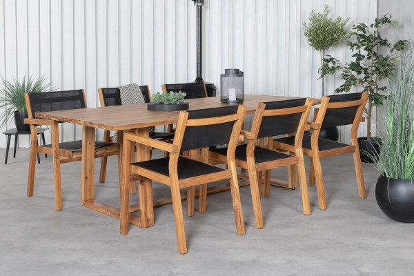 Plankton & Venice matgrupp natur/svart Venture Home