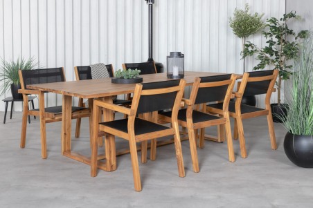 Plankton & Venice matgrupp natur/svart Venture Home