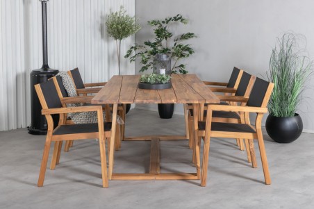 Plankton & Venice matgrupp natur/svart Venture Home