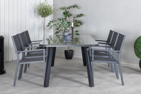 Paola & Copacabana matgrupp svart Venture Home