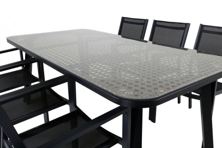 Paola & Copacabana matgrupp svart Venture Home