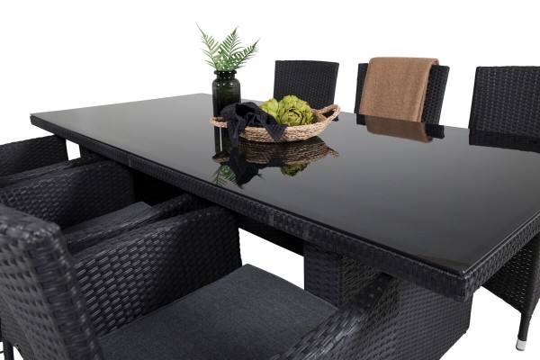 Padova & Malin matgrupp svart Venture Home