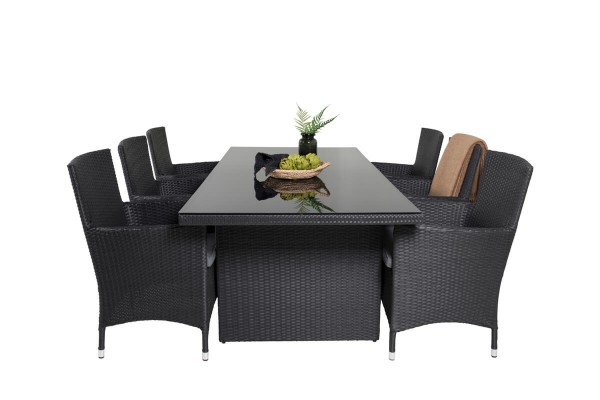 Padova & Malin matgrupp svart Venture Home