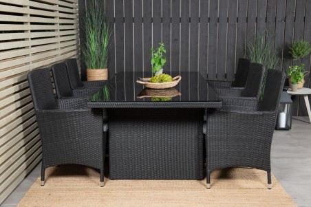 Padova & Malin matgrupp svart Venture Home