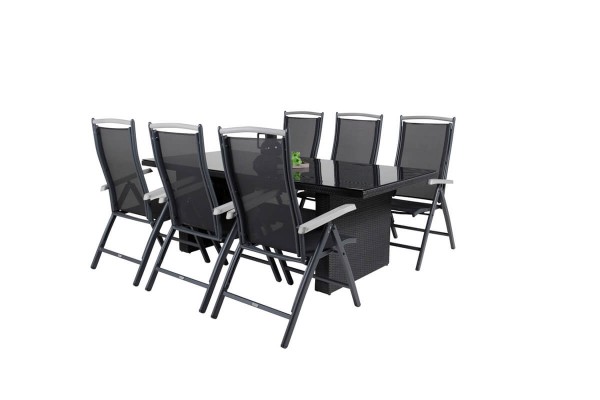 Padova & Albany matgrupp svart Venture Home