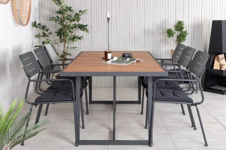 Khung & Nicke matgrupp svart/natur Venture Home