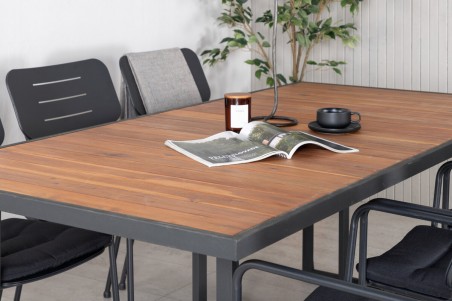 Khung & Nicke matgrupp svart/natur Venture Home