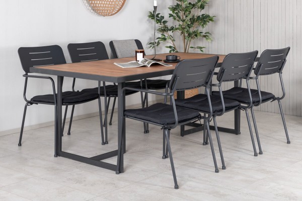 Khung & Nicke matgrupp svart/natur Venture Home