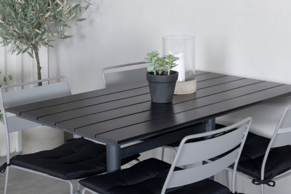 Denver & Lina matgrupp svart/grå Venture Home