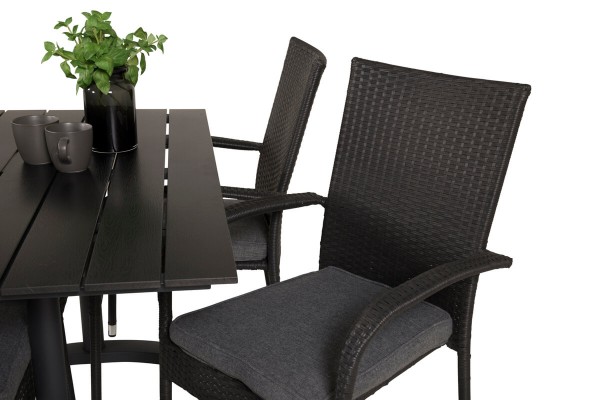Denver & Anna matgrupp svart Venture Home