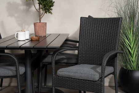 Denver & Anna matgrupp svart Venture Home