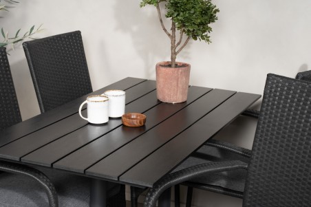 Denver & Anna matgrupp svart Venture Home