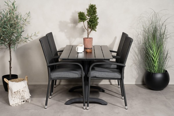 Denver & Anna matgrupp svart Venture Home