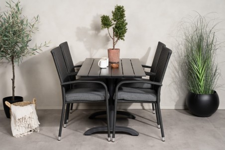 Denver & Anna matgrupp svart Venture Home