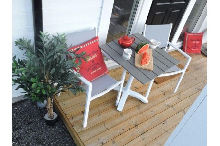 Copacabana & Colorado cafégrupp grå/vit Venture Home