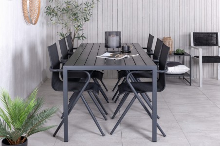 Break & Alina matgrupp svart Venture Home