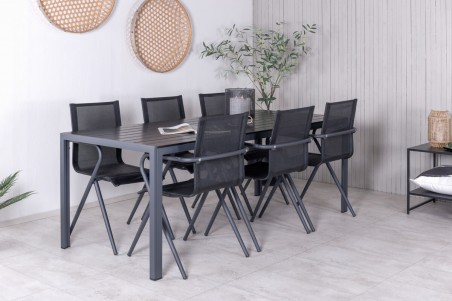 Break & Alina matgrupp svart Venture Home