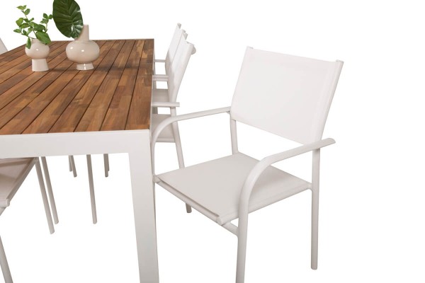 Bois & Santorini matgrupp vit/natur Venture Home
