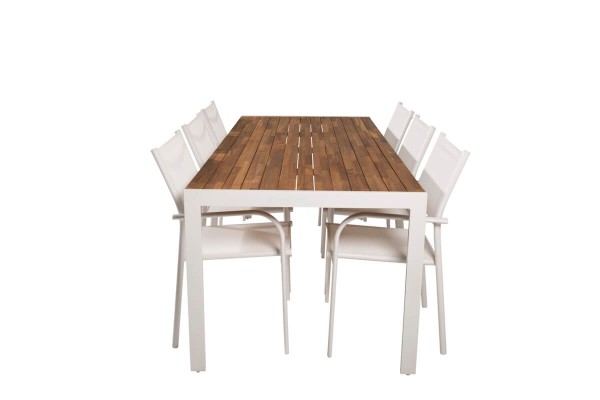Bois & Santorini matgrupp vit/natur Venture Home