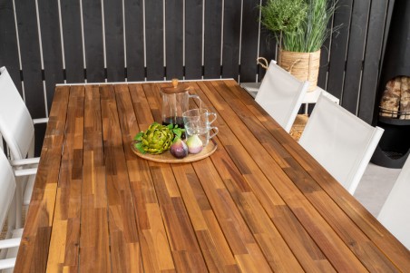 Bois & Santorini matgrupp vit/natur Venture Home