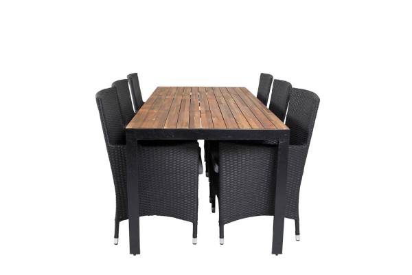 Bois & Malin matgrupp svart/natur Venture Home