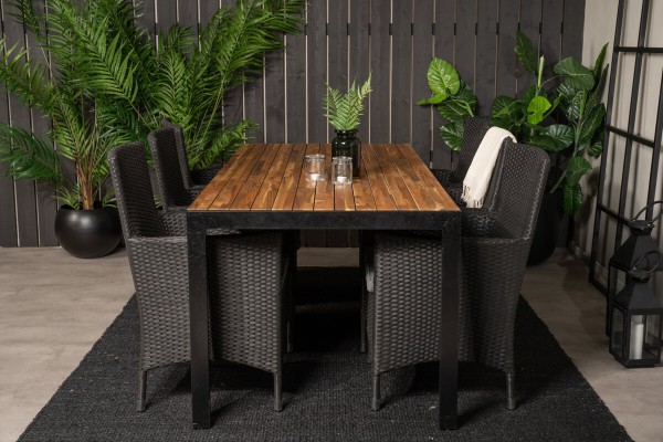 Bois & Malin matgrupp svart/natur Venture Home