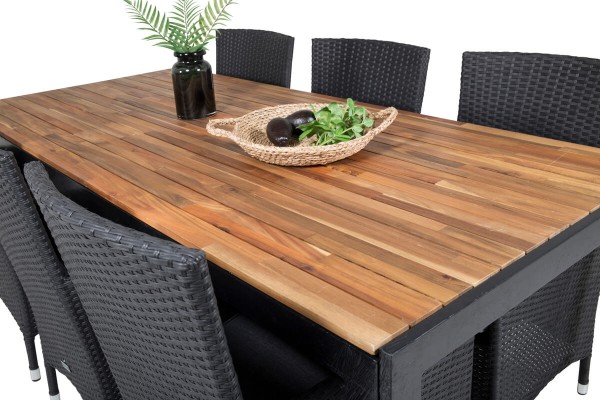 Bois & Malin matgrupp svart/natur Venture Home