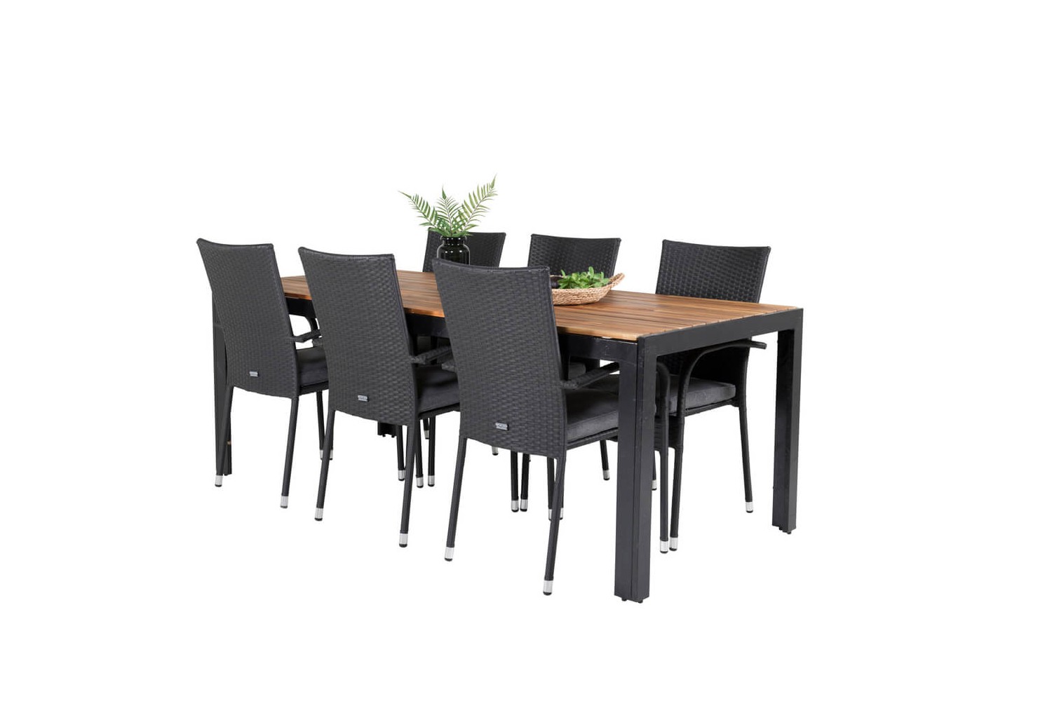 Alma & Bois matgrupp svart/natur Venture Home