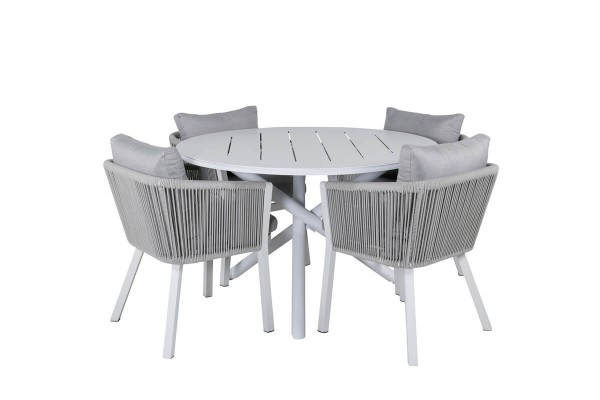 Alma & Virya matgrupp vit/grå Venture Home