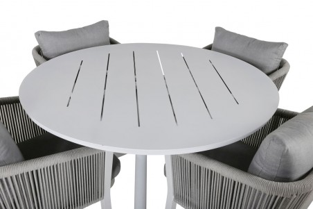 Alma & Virya matgrupp vit/grå Venture Home