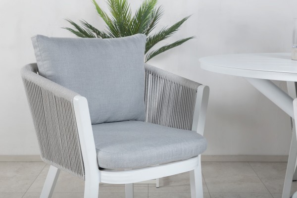 Alma & Virya matgrupp vit/grå Venture Home