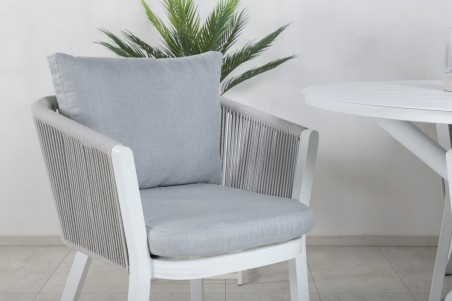 Alma & Virya matgrupp vit/grå Venture Home