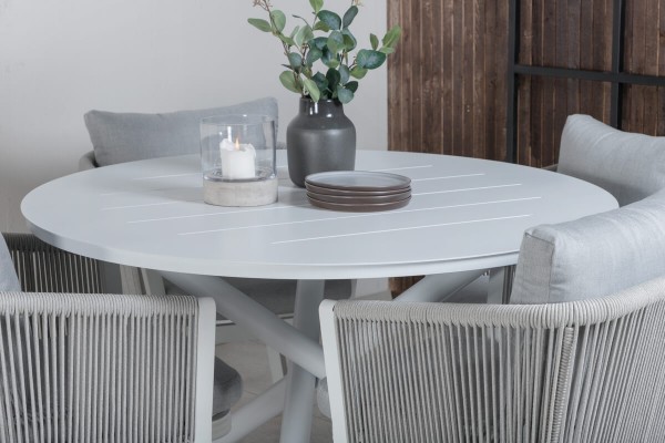 Alma & Virya matgrupp vit/grå Venture Home